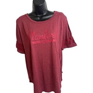 Stanford Cardinal Shirt Womens Large NCAA College Football Venley Soft Tee‎